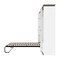 Bestar Orion 98W Full Murphy Bed and 2 Narrow Shelving Units with Drawers (99W), White & Walnut Grey 116895-000017 - alternate 5